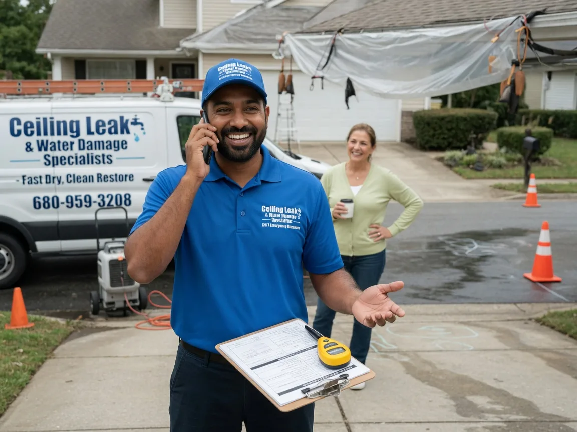 Ceiling Leak Cleanup Baird, TX FAQs